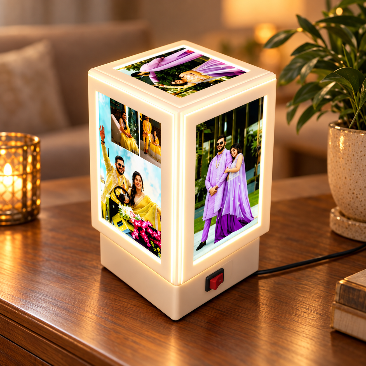 TL4 Rotating LED Photo Lamp Cube 360